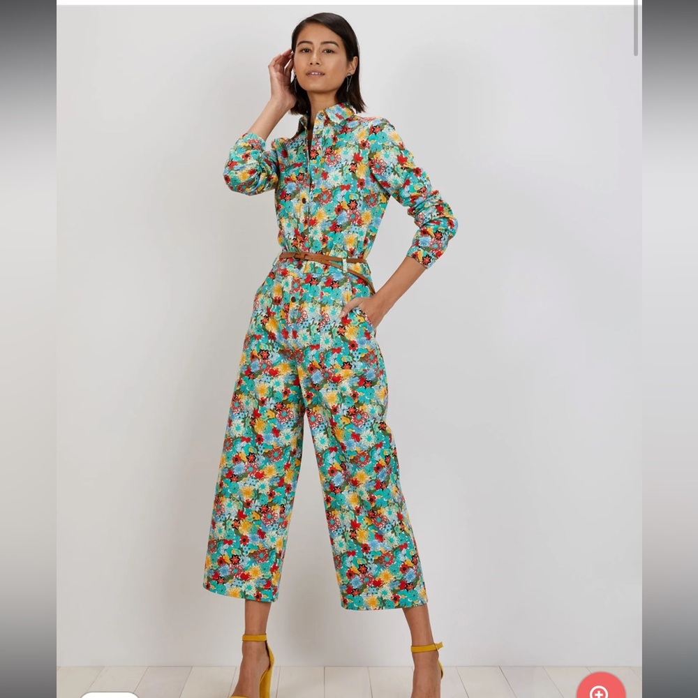 The Kit Alex Jumpsuit | Multi Camellia NWOT